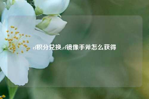 cf积分兑换,cf镜像手斧怎么获得