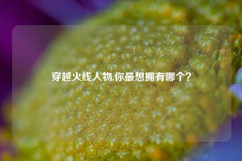 穿越火线人物,你最想拥有哪个？