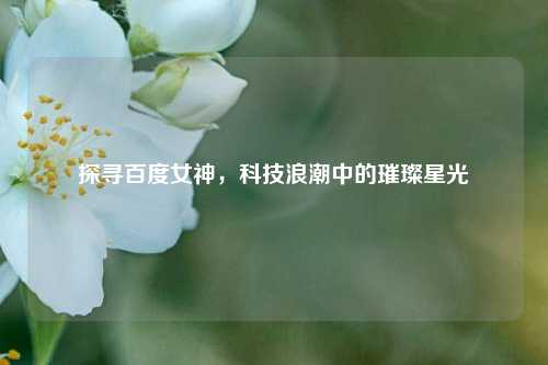 探寻百度女神，科技浪潮中的璀璨星光