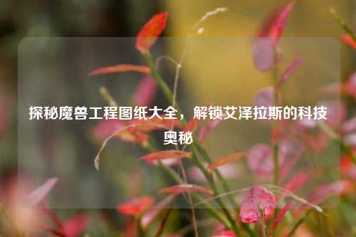 探秘魔兽工程图纸大全，解锁艾泽拉斯的科技奥秘