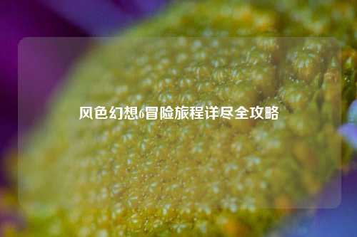 风色幻想6冒险旅程详尽全攻略