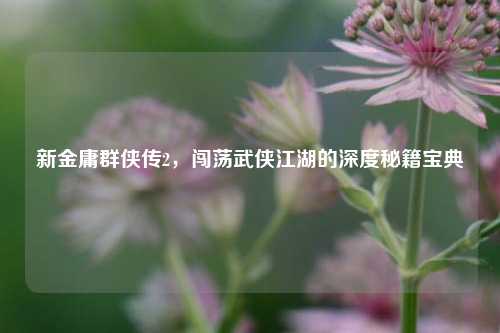 新金庸群侠传2，闯荡武侠江湖的深度秘籍宝典