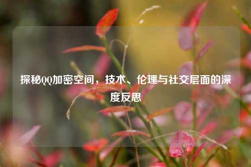 探秘QQ加密空间，技术、伦理与社交层面的深度反思