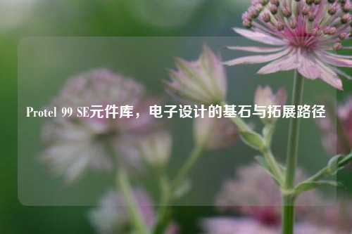 Protel 99 SE元件库，电子设计的基石与拓展路径